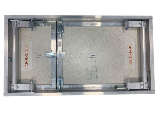 Люк под плитку Нажимной Секрет-Лайт 2 створки 700*400 Люк под плитку Нажимной Секрет-Лайт 2 створки 700*400