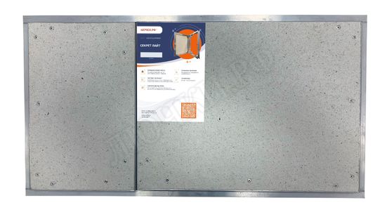 Люк под плитку Нажимной Секрет-Лайт 2 створки 700*400 Люк под плитку Нажимной Секрет-Лайт 2 створки 700*400