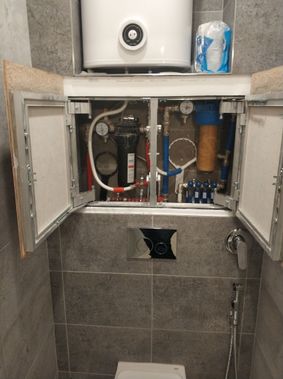 Люк под плитку Секрет 3.0, 2 створки 1050*400 Люк под плитку Секрет 3.0, 2 створки 1050*400