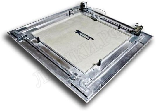 Люк под покраску Ультра для установки в потолок, 2 створки, съёмная перегородка 1200*600 (посадочный размер 1206*606) Люк под покраску Ультра для установки в потолок, 2 створки, съёмная перегородка 1200*600 (посадочный размер 1206*606)