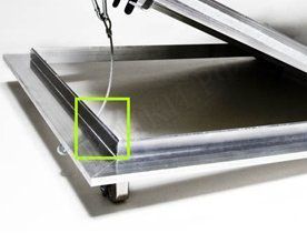 Люк под покраску Ультра для установки в потолок, 2 створки, съёмная перегородка 1200*600 (посадочный размер 1206*606) Люк под покраску Ультра для установки в потолок, 2 створки, съёмная перегородка 1200*600 (посадочный размер 1206*606)