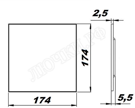 Вытяжной вентилятор airRoxy RMS (MS), белый глянец, 01-183 Вытяжной вентилятор airRoxy RMS (MS), белый глянец, 01-183