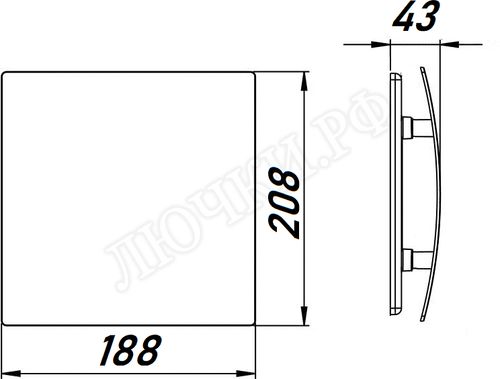 Вытяжной вентилятор Awenta System+, Turbo, 125, KWT125M, PEE125, Бежевый, пластик Вытяжной вентилятор Awenta System+, Turbo, 125, KWT125M, PEE125, Бежевый, пластик